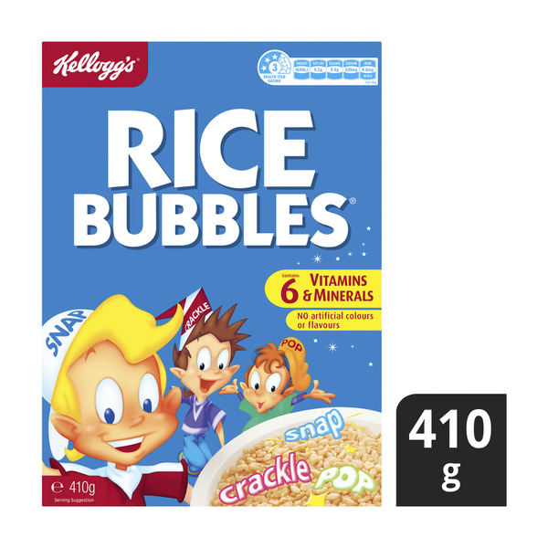 Kellogg's Rice Bubbles Puffed Rice Breakfast Cereal