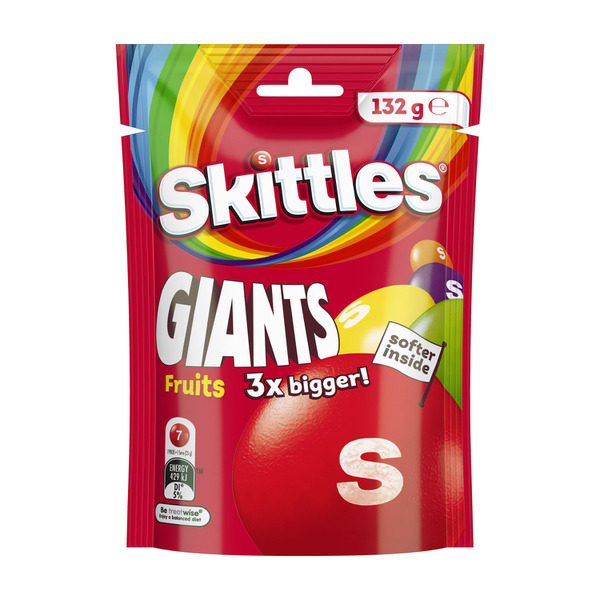 Skittles Giants Fruit Lollies Party Share Bag