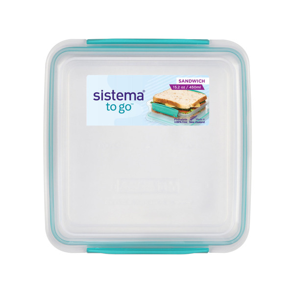 Sistema To Go 15.2 oz Sandwich Box