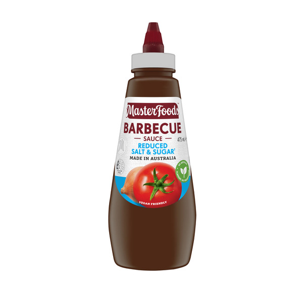 MasterFoods BBQ Sauce Reduced Salt & Sugar