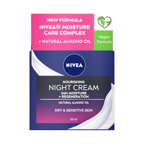 Nivea Daily Moisturiser Night Cream Dry Sensitive
