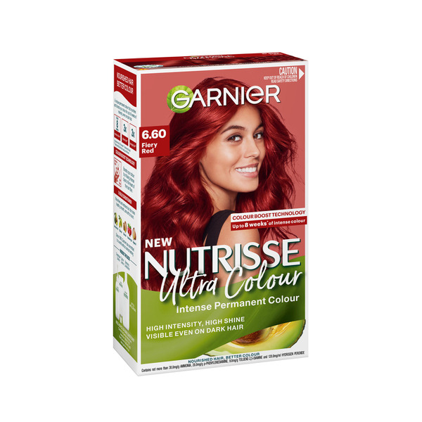 Garnier Nutrisse Hair Colour 6.6 Fiery Red