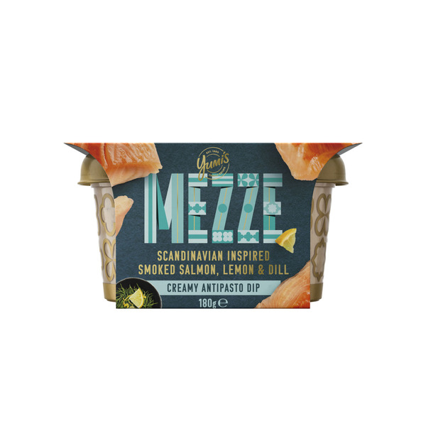 Yumis Mezze Hot Smoked Salmon Dip 180g