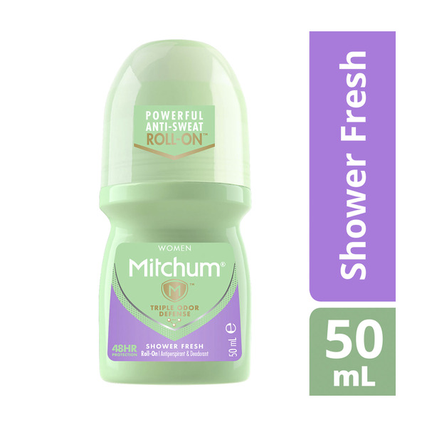 Mitchum Women's Roll On Shower Fresh Antiperspirant Deodorant