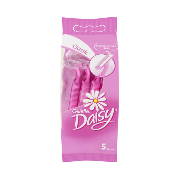 Gillette Daisy Classic Shaving Razors | 5 pack