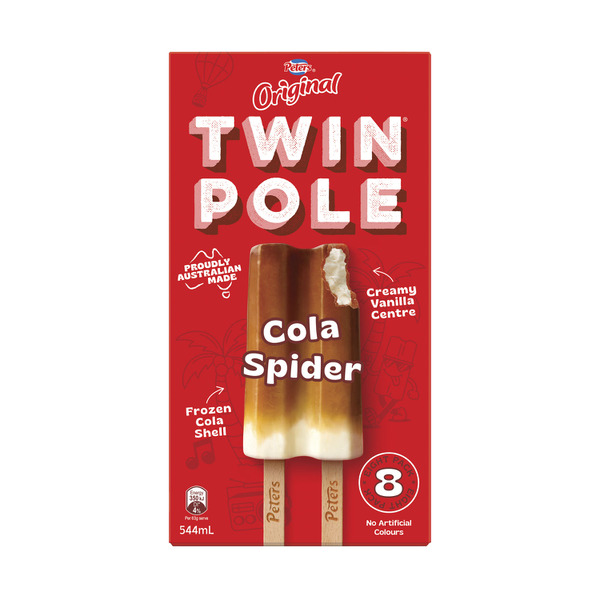 Peters Twin Pole Cola Spider 8 Pack