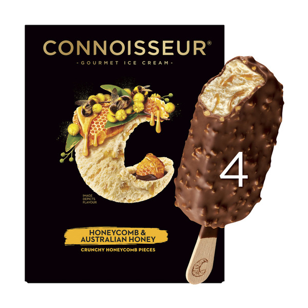 Connoisseur Honeycomb Ice Cream 4 Pack