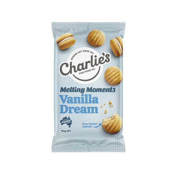 Charlies Melting Moments Biscuits Vanilla Beans