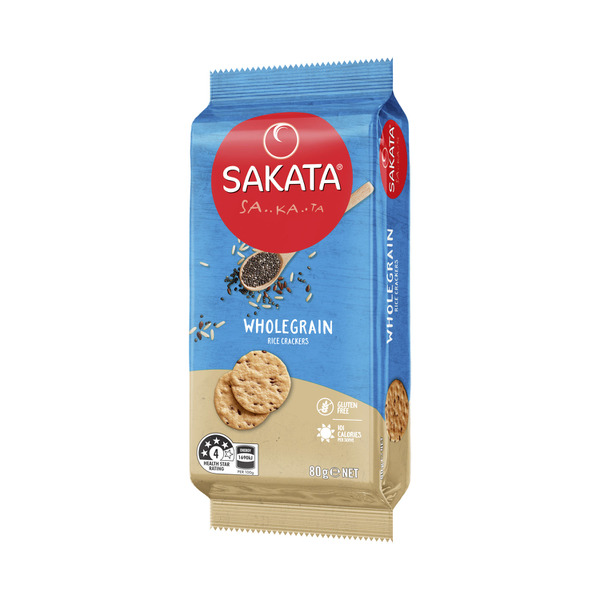 Sakata Rice Crackers Vertical Wholegrain Original