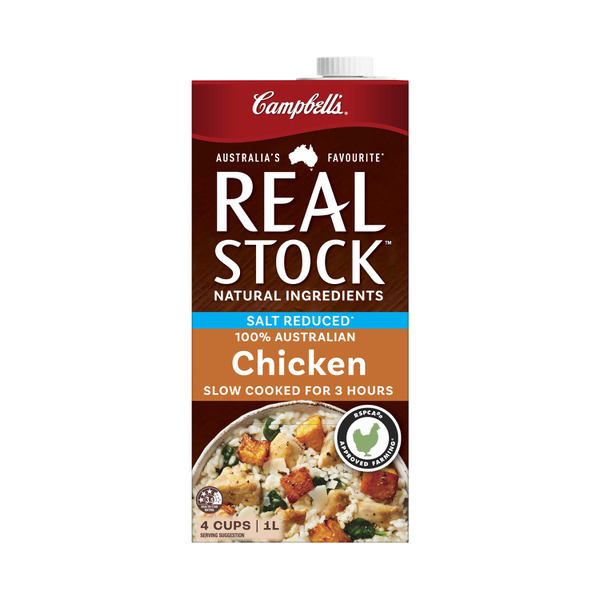 Campbell's Real Stock Chicken Stock Salt Reduced