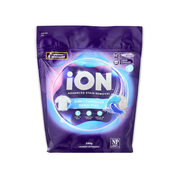 Ion Laundry Capsules Sensitive 36PACK