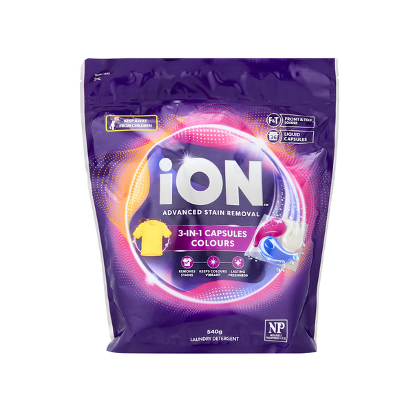 Ion Laundry Capsules Colour 36PACK