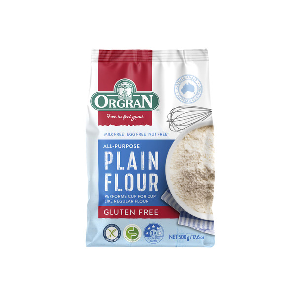 Buy Orgran Gluten Free All Purpose Plain Flour 500g Coles