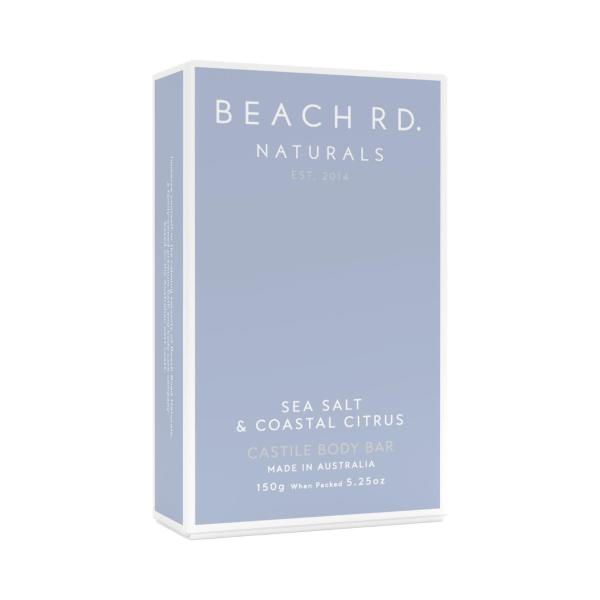 Beach Rd Naturals Body Bar Sea Salt & Coastal Citrus 150g