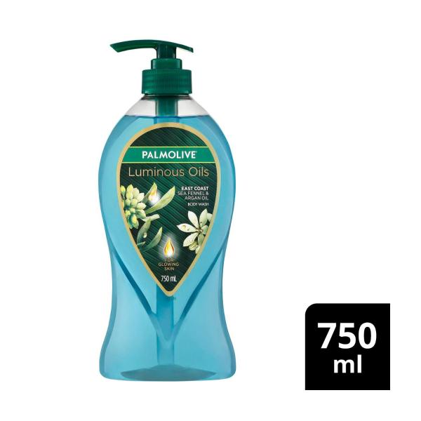 Palmolive Luminous Oils Body Wash Sea Fennel & Argan Oil 750mL