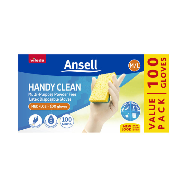 Ansell Disposable Handy Gloves Latex