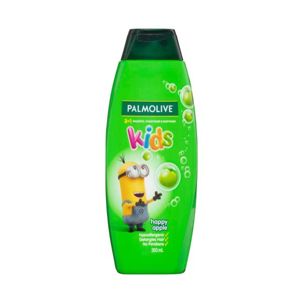 Palmolive Kids 3 In 1 Happy Apple Shampoo Conditioner & Body Wash