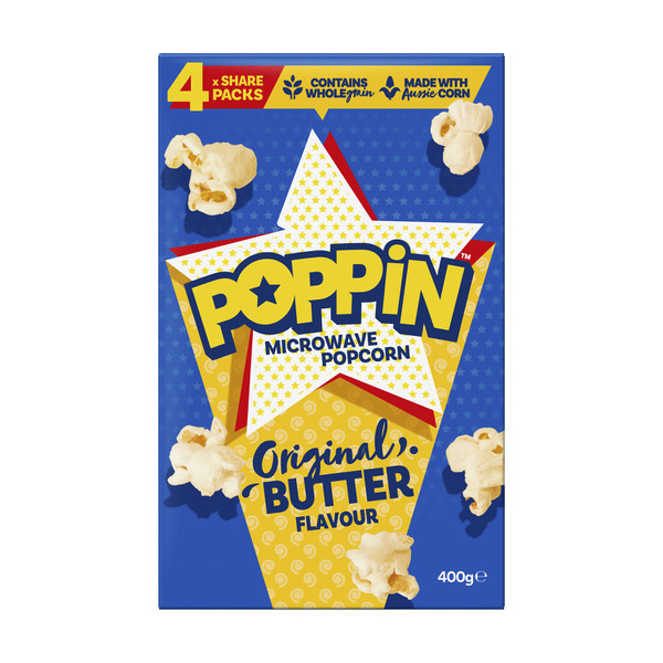 Poppin Butter Microwave Popcorn