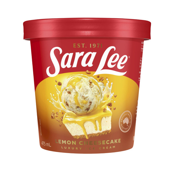 Sara Lee Ice Cream Lemon Cheesecake