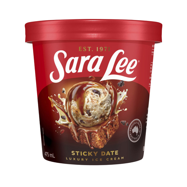 Sara Lee Ice Cream Sticky Date