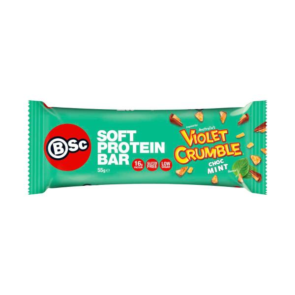 Violet Crumble Soft Protein Bar Choc Mint