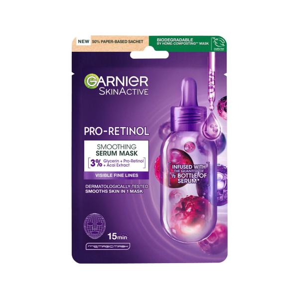 Garnier Pro Retinol Smoothing Face Mask 28GRAM