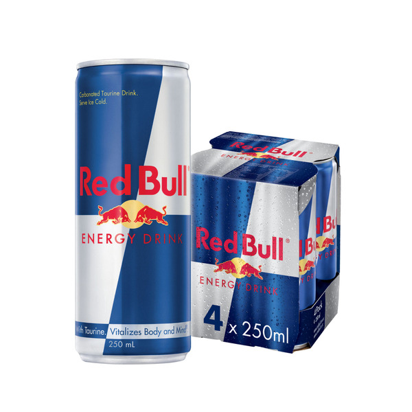 Red Bull Energy Drink 4X250mL