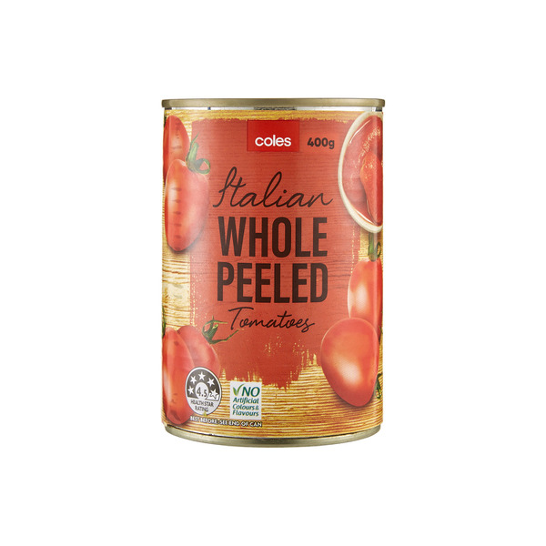 Coles Italian Whole Peeled Tomatoes