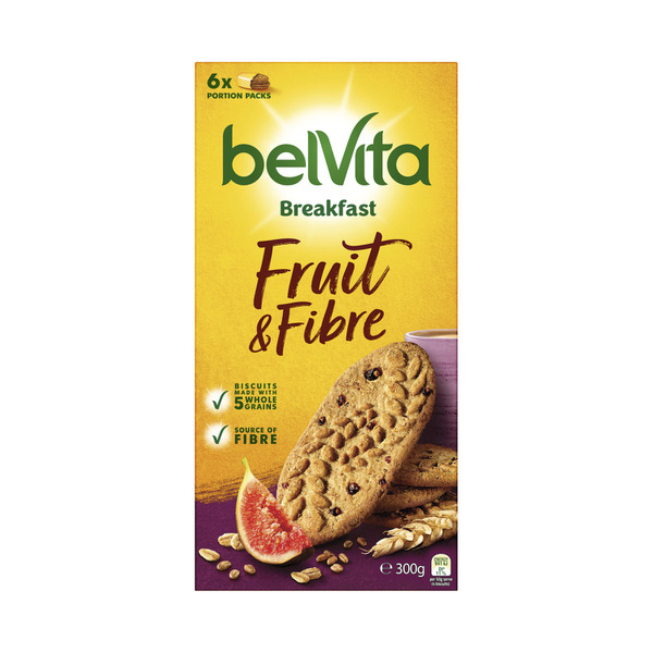 Belvita Fruit & Fibre Breakfast Biscuits 6 Pack