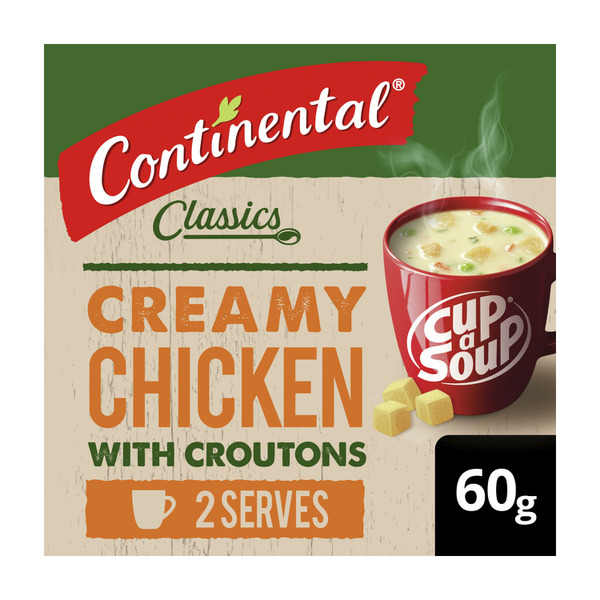Continental Cup A Soup Creamy Chicken with Croutons Serves 2