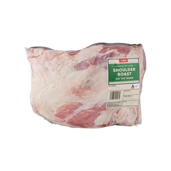 Buy Coles Lamb Shoulder Roast On The Bone Approx. 2.2kg | Coles