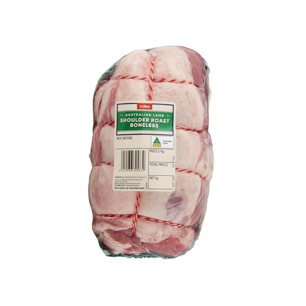 Coles Lamb Boneless Shoulder Roast | approx. 1.3kg