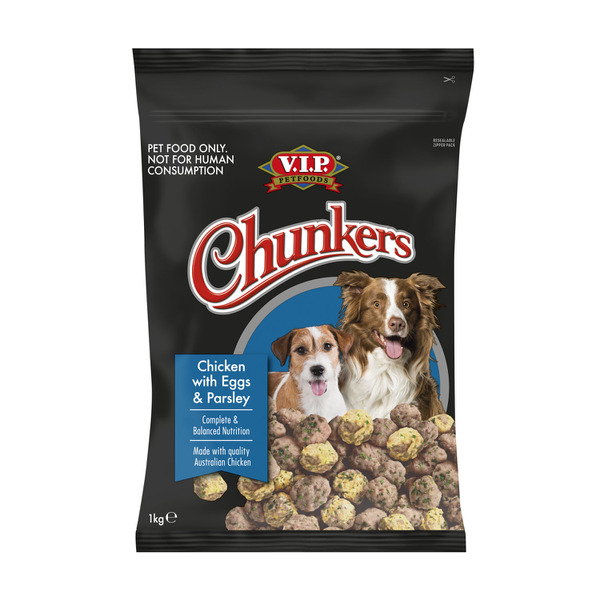 V.I.P Chunkers Adult Chilled Fresh Dog Food Chicken Meatballs | 1kg