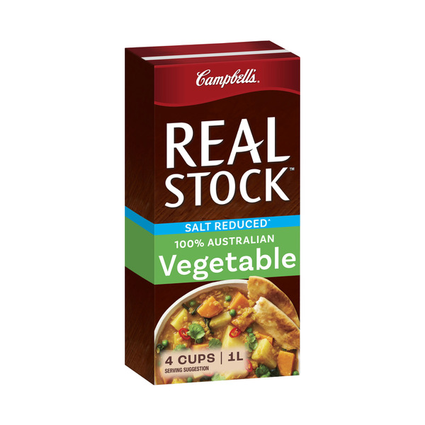 Campbell's Real Stock Vegetable Stock Salt Reduced