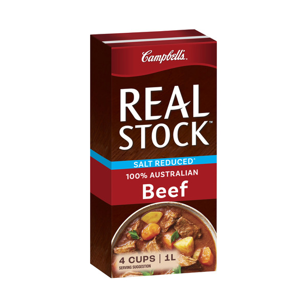 Campbell's Real Stock Beef Stock Salt Reduced
