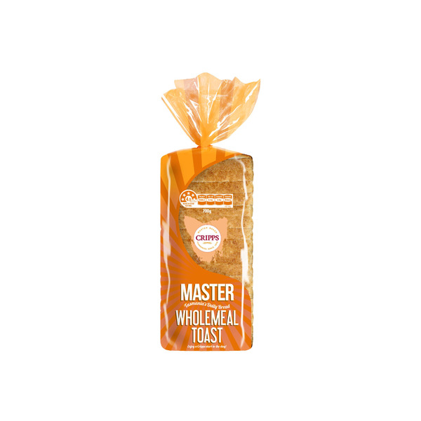 Cripps Master Bread Whole Meal Toast | 700g