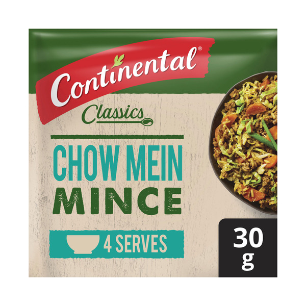 Continental Chow Mein Mince Recipe Base Serves 4