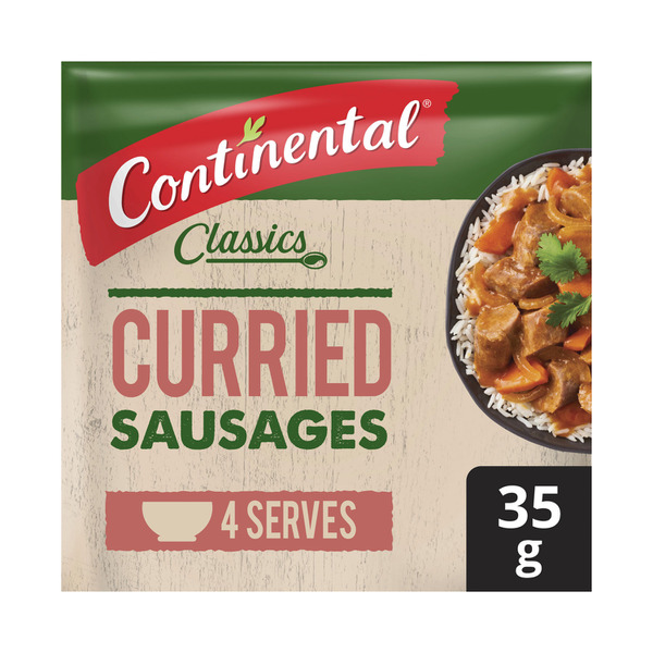 Continental Curried Sausages Recipe Base Serves 4