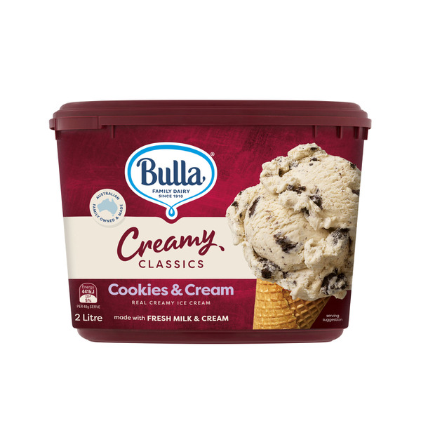 Bulla Creamy Classics Cookies & Cream Ice Cream Tub