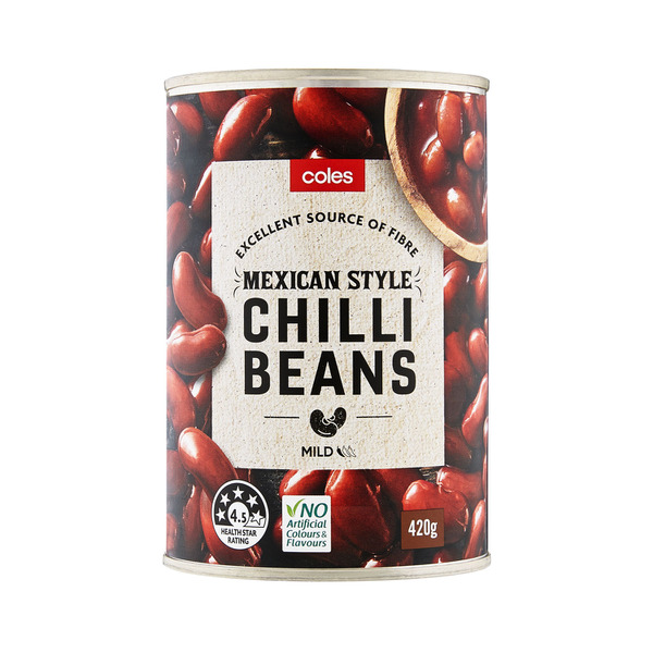 Buy Coles Beans Mexican Chilli 420g | Coles