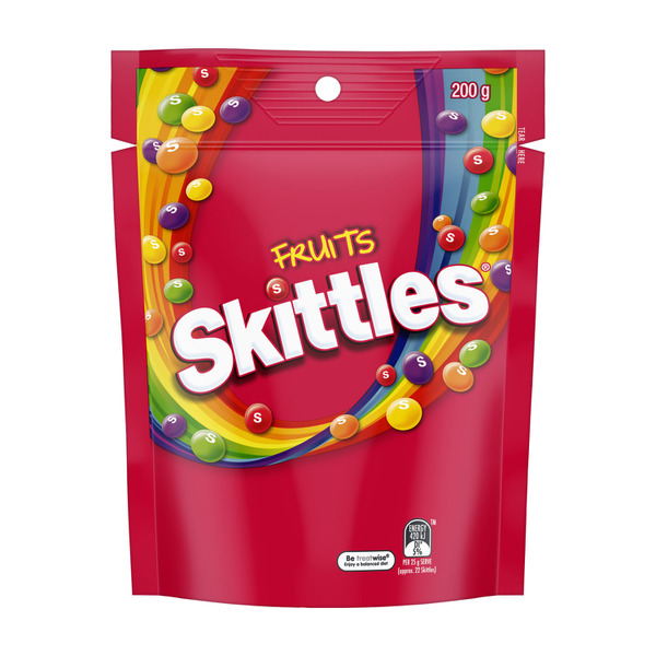 Skittles Fruits Chewy Lollies Party Share Bag