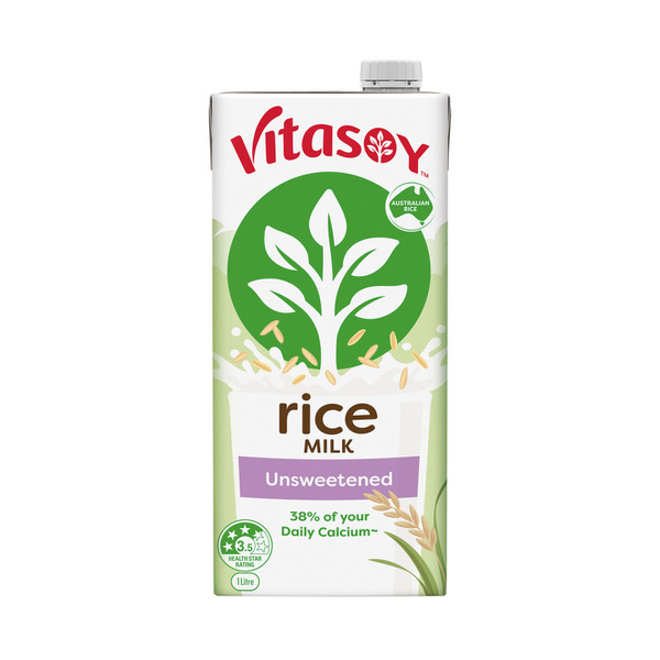 Buy Vitasoy Unsweetened Long Life Rice Milk 1L Coles