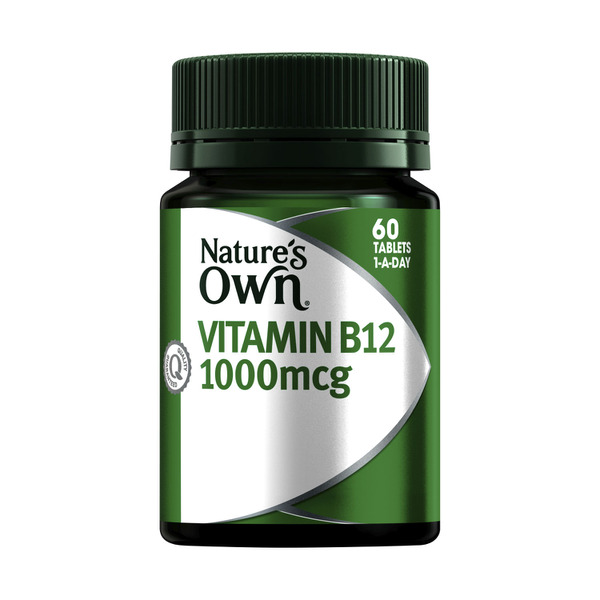 Nature's Own Vitamin B12 1000mcg Vitamin B Tablets for Energy
