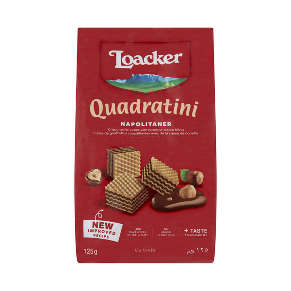 Quadratini Bite Size Hazelnut Wafers