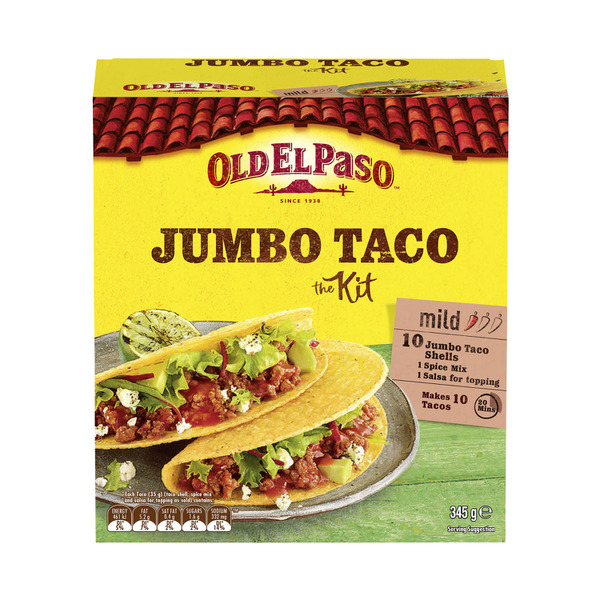 Old El Paso Jumbo Taco Kit Mild