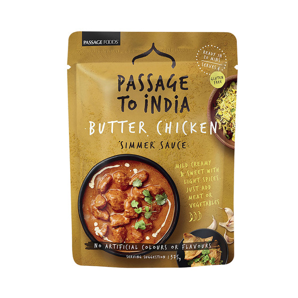 Passage Foods Passage To India Butter Chicken Simmer Sauce Pouch