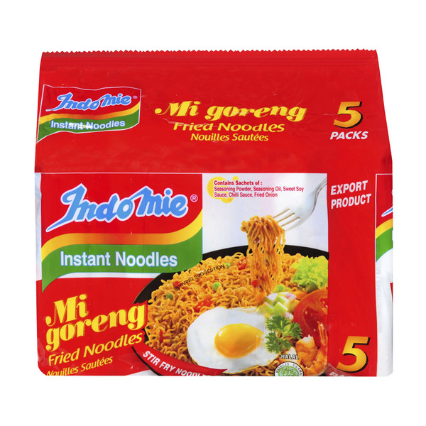 Indomie Fried Mi Goreng Instant Noodles 5 Pack  | 85g