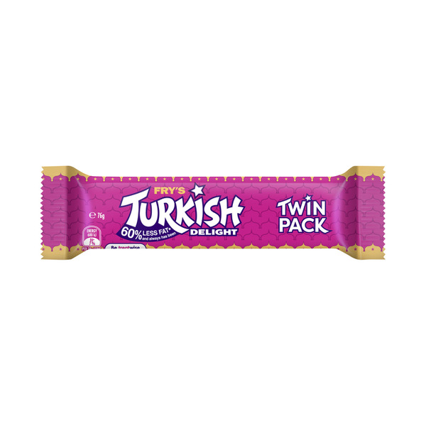 Cadbury Turkish Delight Chocolate Bar Twin Pack