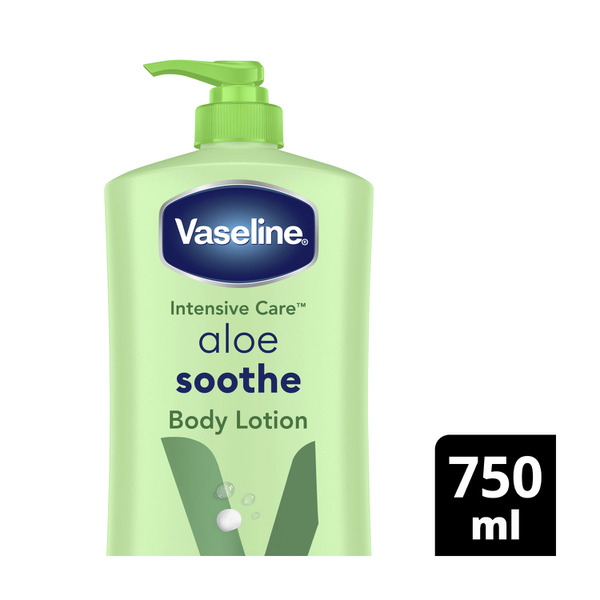 Buy Vaseline Aloe Soothe Body 750mL | Coles