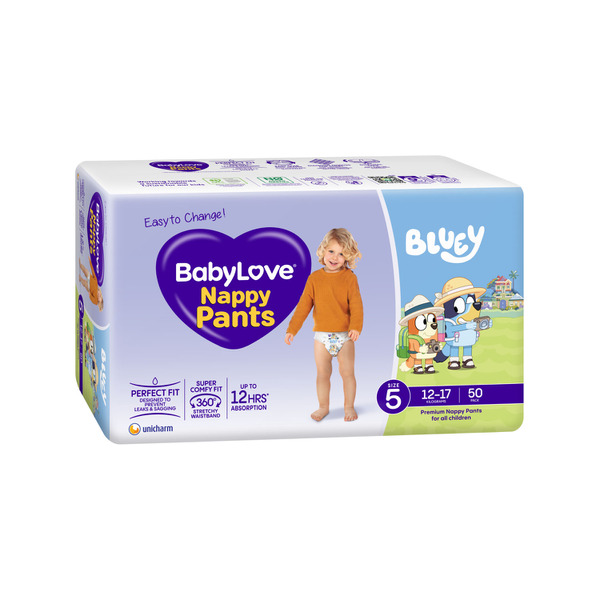 Babylove Nappy Pants Size 5 (12-17Kg)
